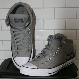Converse Grey Hightop Sneakers